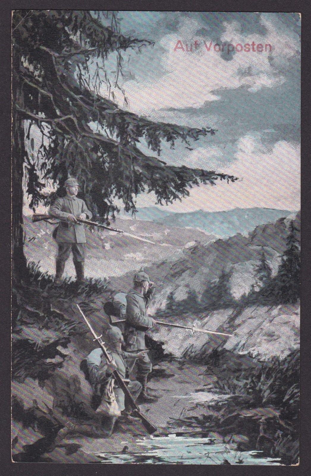 GERMANY, Postcard, On outpost, WWI, Unused