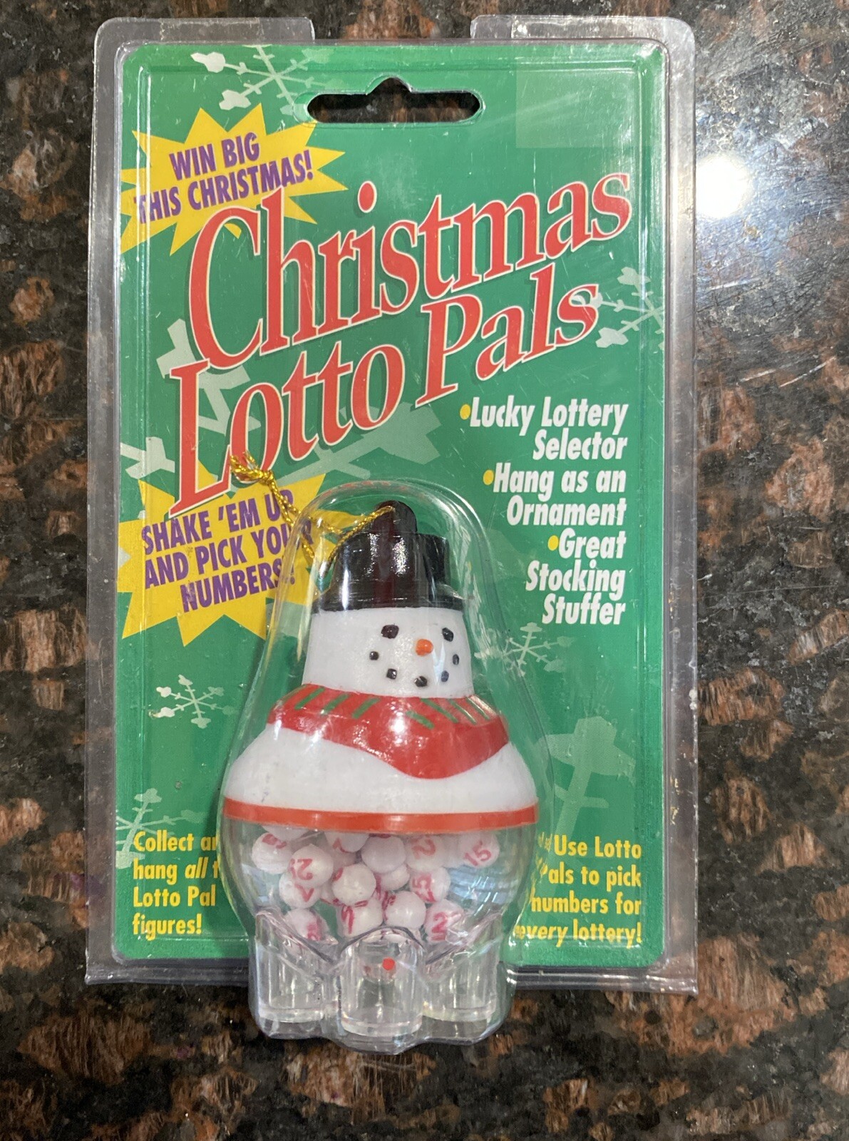 Vintage 1997 Backyard Productions Christmas Lotto Pals Snowman Number Picker Vintage 1997 Backyard Productions Christmas Lotto Pals Snowman Number Picker