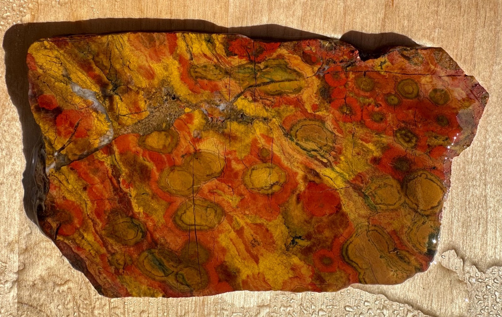 Morgan Hill Poppy Jasper Rough Slab 150g