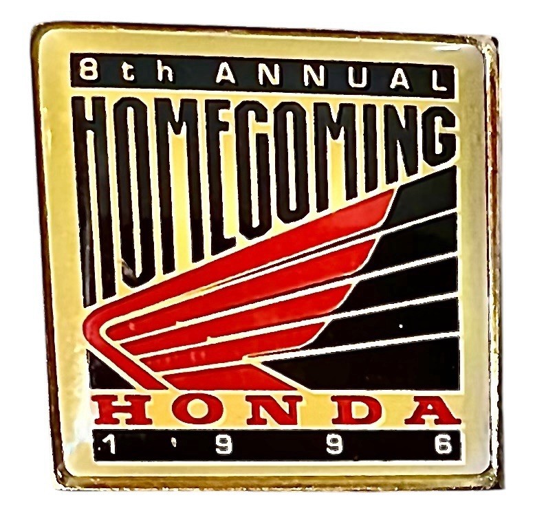 1996 8th Annual Honda Homecoming Hat Pin Red White & Blue Enamel Honda Emblem 1996 8th Annual Honda Homecoming Hat Pin Red White & Blue Enamel Honda Emblem