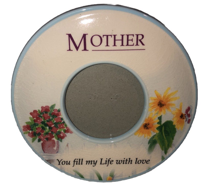 Cute Vintage Ceramic Picture Photo Frame Mother You Fill My Life With Love Cute Vintage Ceramic Picture Photo Frame Mother You Fill My Life With Love