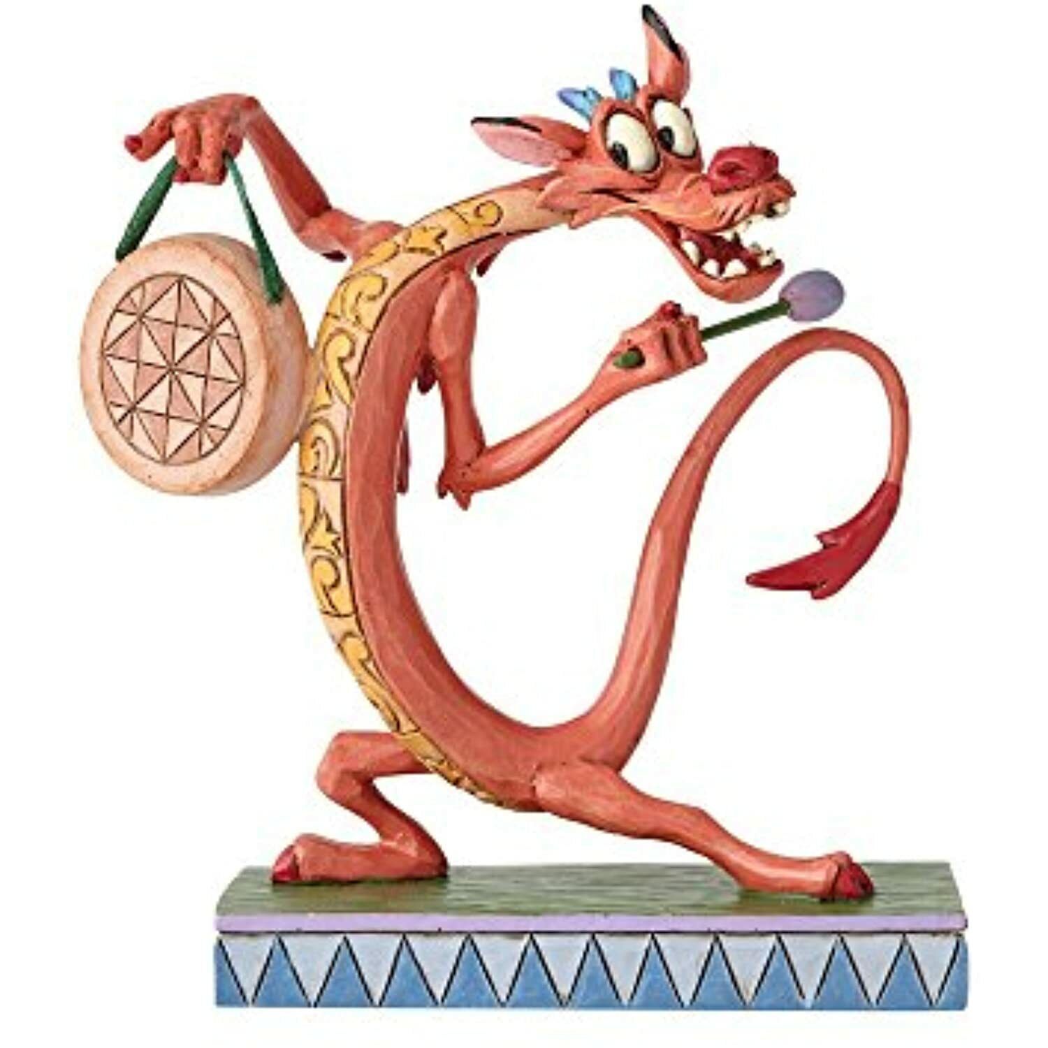 Jim shore Disney Traditions Mulan Mushu Stone Resin, 4.5” Figurine 4059740