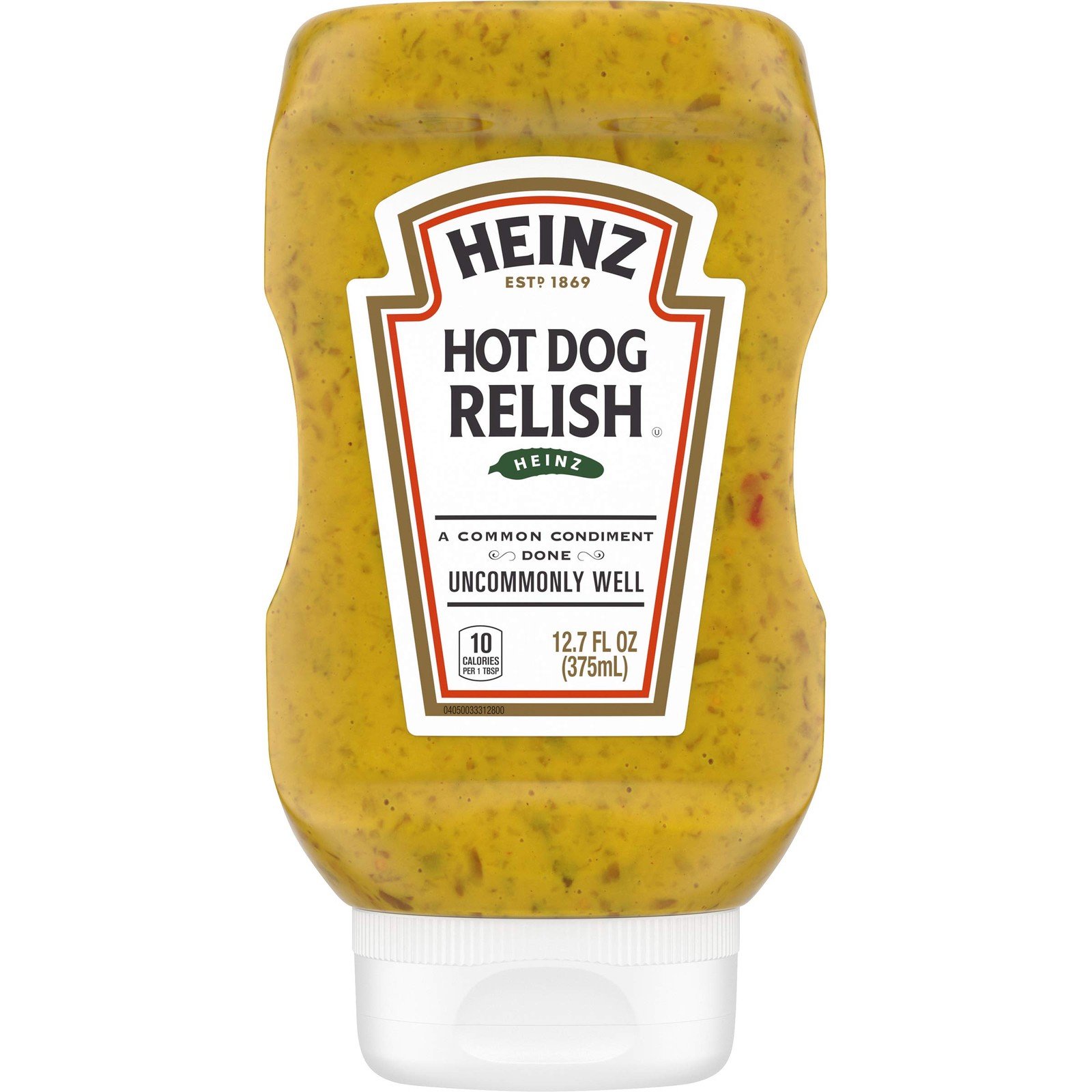 Heinz Hot Dog Relish, 12.7 fl oz Bottle Fl Oz (Pack of 1)