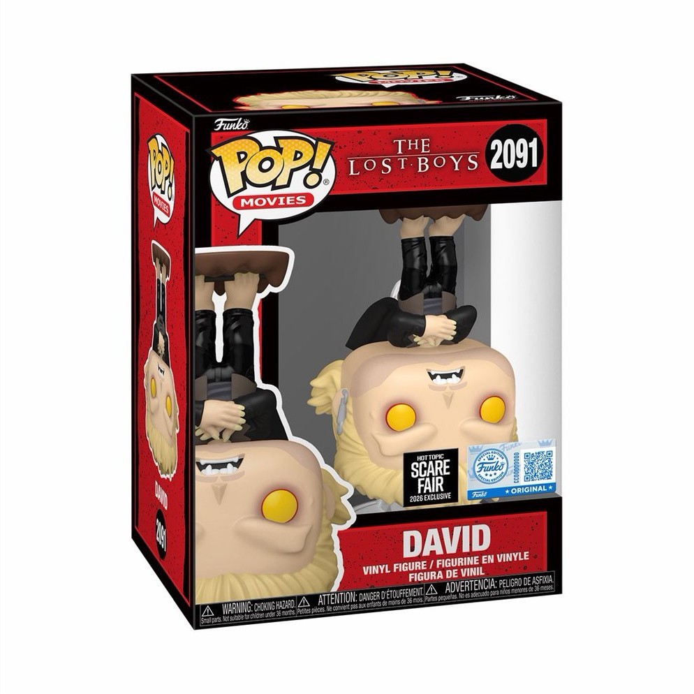 The Lost Boys Funko Pop David Scare Fair 2026 Exclusive #2091 +Protector PreSale