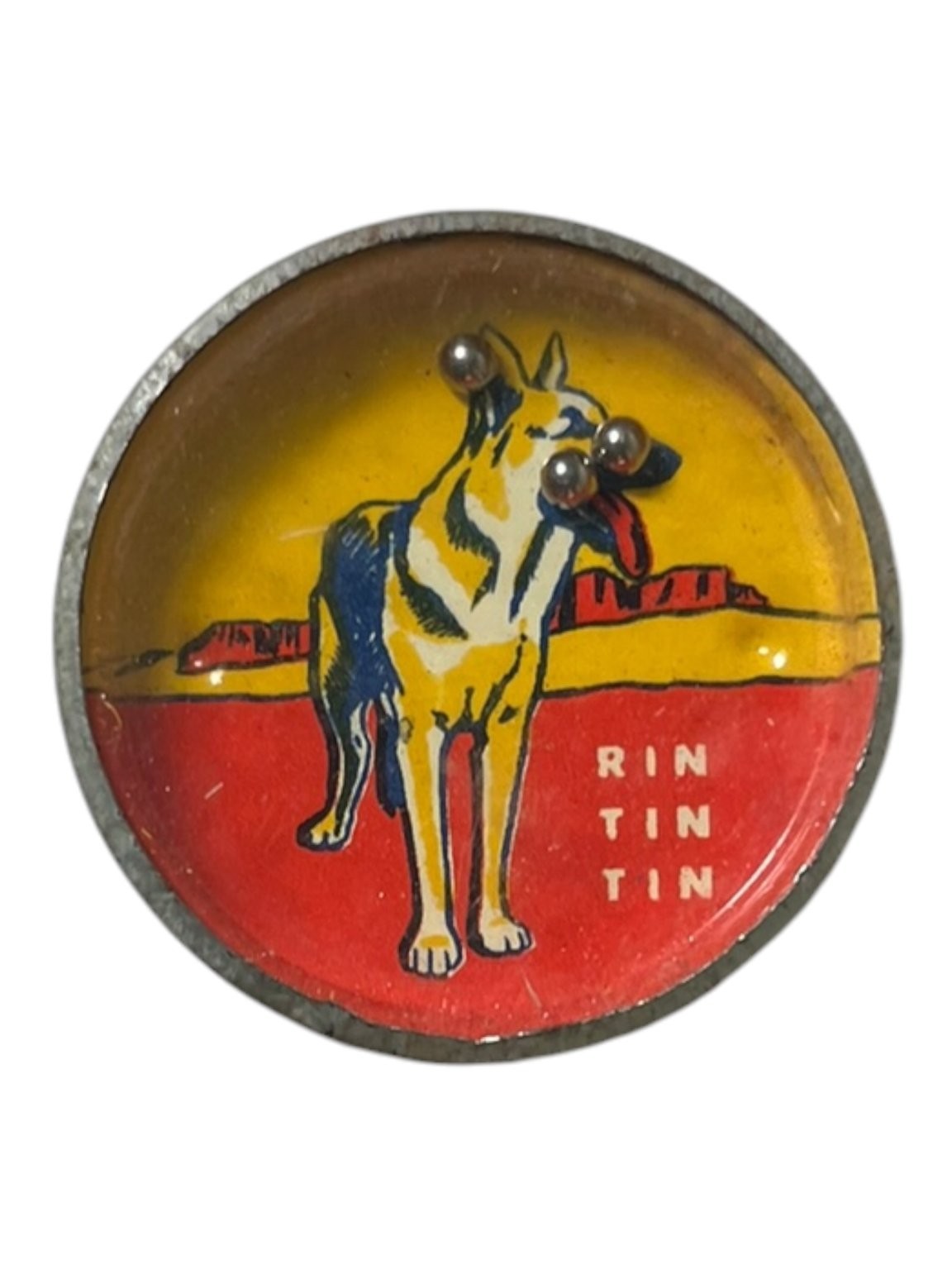 Vintage Rin Tin Tin Dexterity Puzzle Nabisco Shredded Wheat Juniors Oval 1950s Vintage Rin Tin Tin Dexterity Puzzle Nabisco Shredded Wheat Juniors Oval 1950s