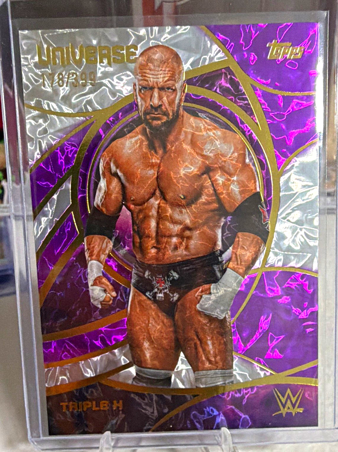 Topps 2026 WWE Universe Triple H #141 Serial Numbered 178/399