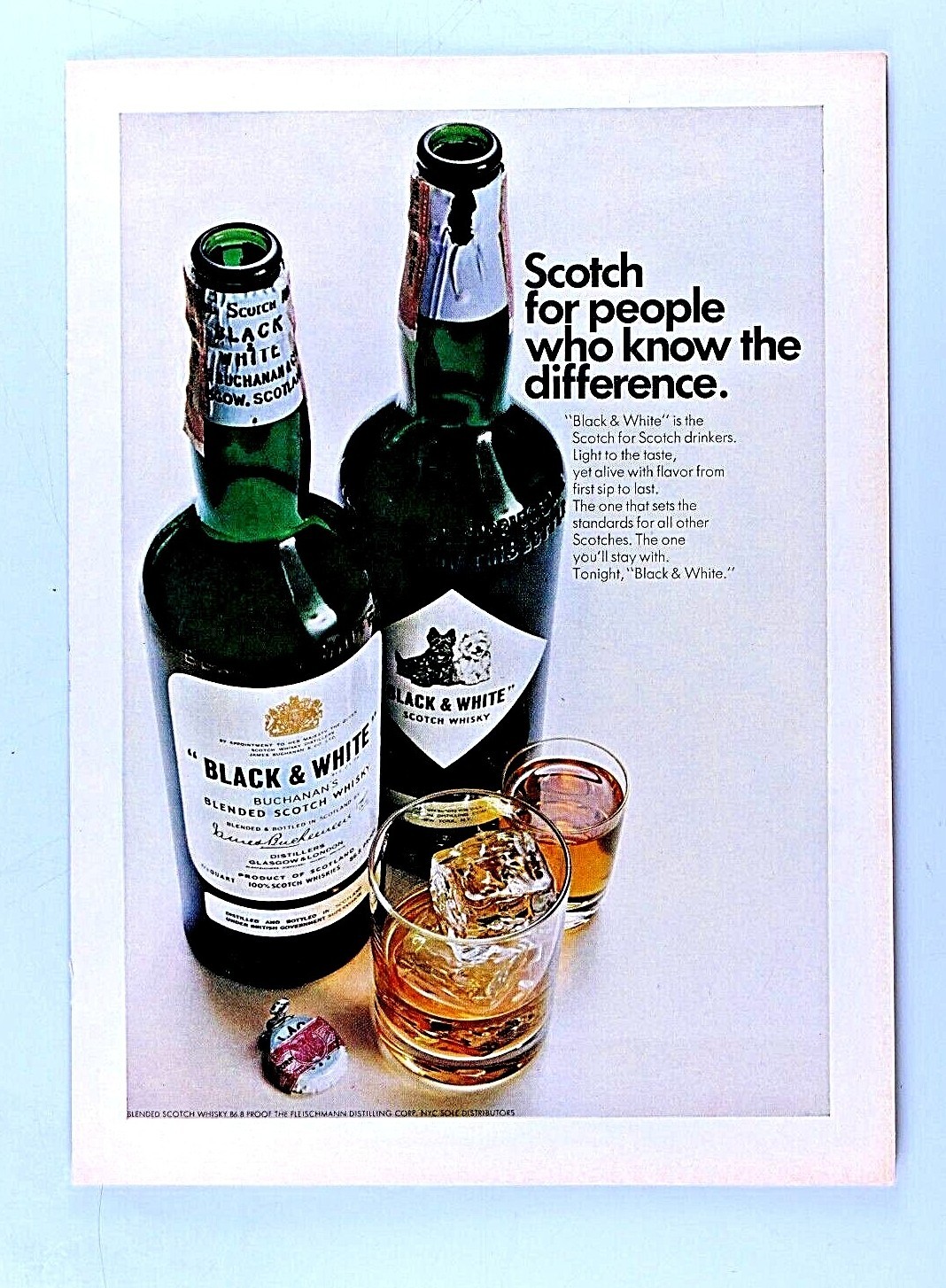 1967 Black & White Vintage People Who Know The Difference Original Print Ad 1967 Black & White Vintage People Who Know The Difference Original Print Ad