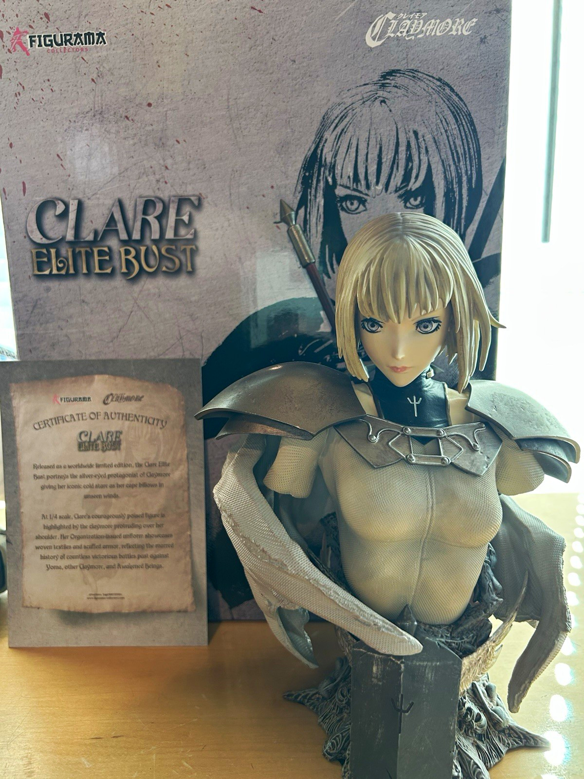 Figurama Claymore Clare Elite Bust 1/4 Scale US Seller