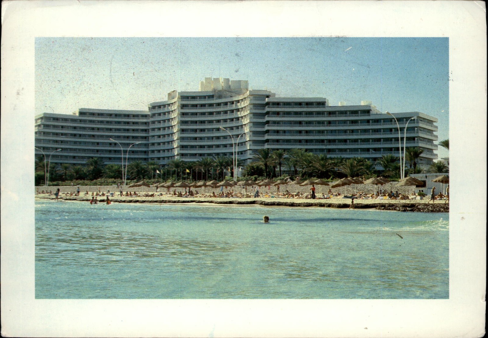Hotel Hana Beach Sousse Tunisia vintage postcard d133 Hotel Hana Beach Sousse Tunisia vintage postcard d133