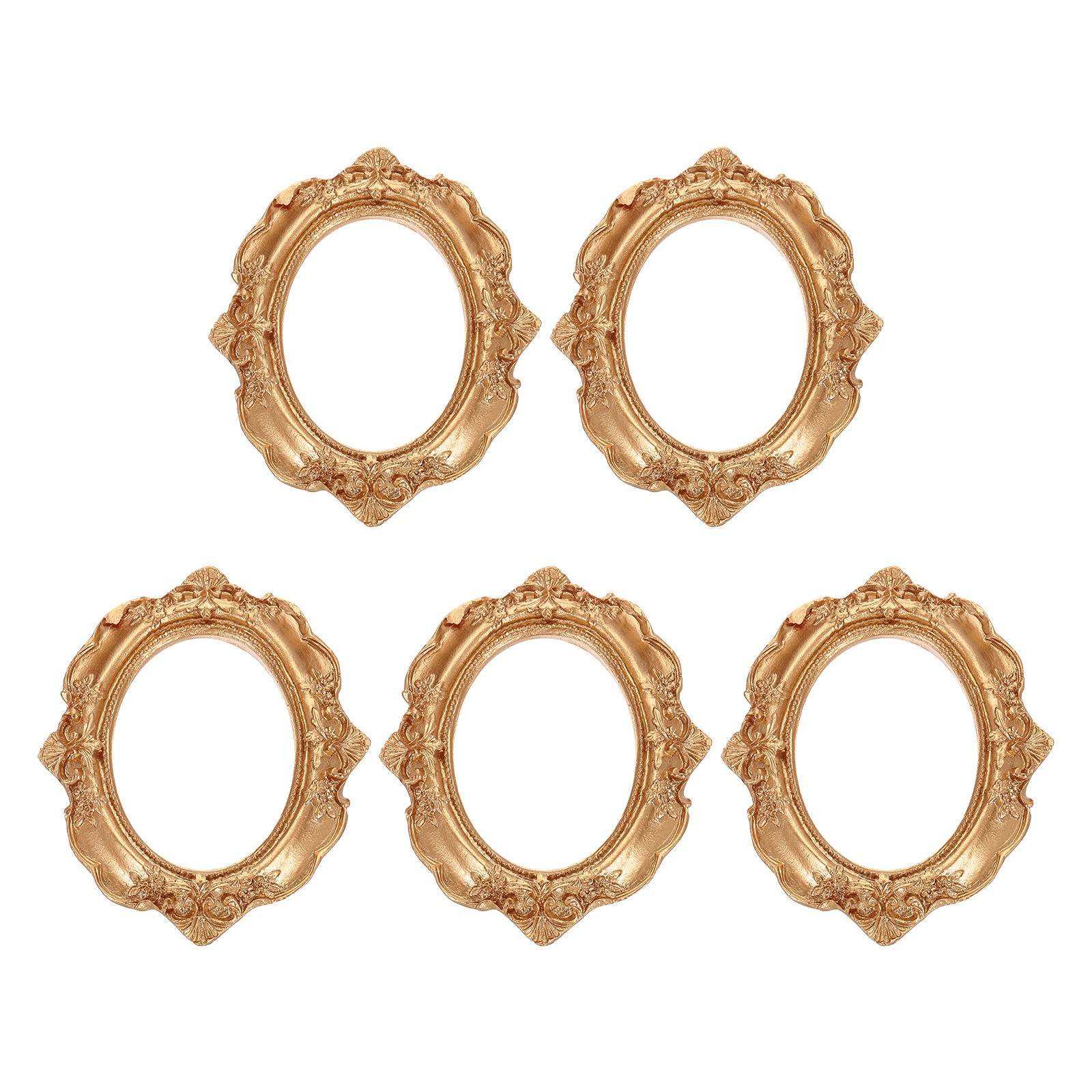 5Pcs Vintage Resin Picture Frames 2.9 5Pcs Vintage Resin Picture Frames 2.9