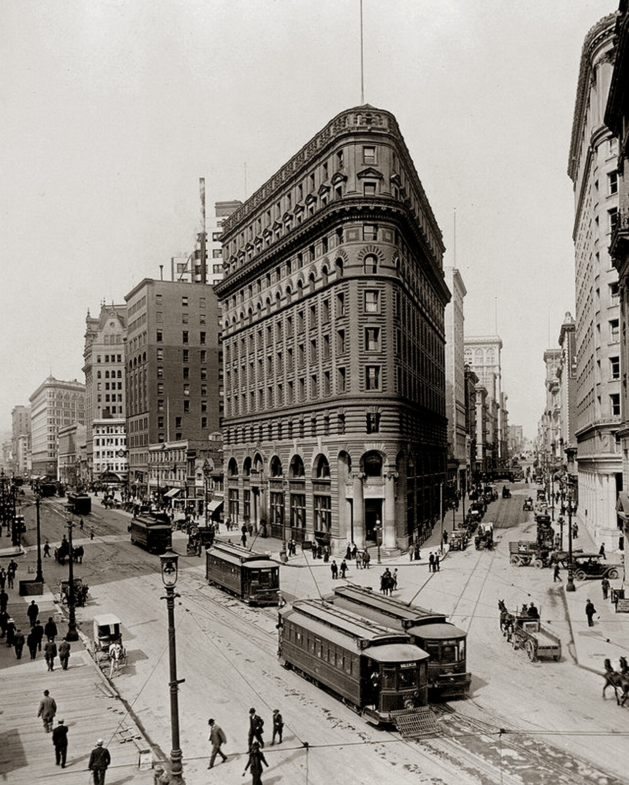  1912 SAN FRANCISCO Market & Post Streets Photo  (231-B)