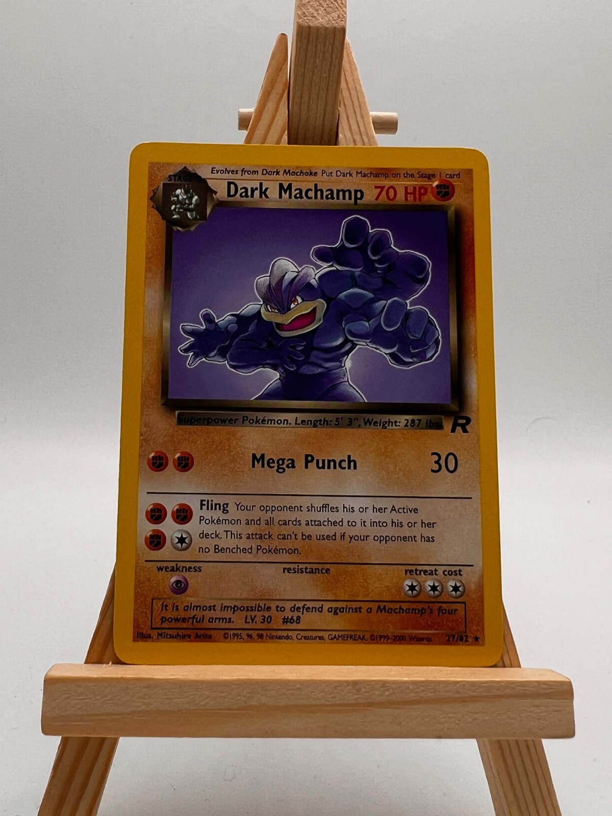 Dark Machamp 27/82 Team Rocket Non-Holo - Near Mint (NM) condition