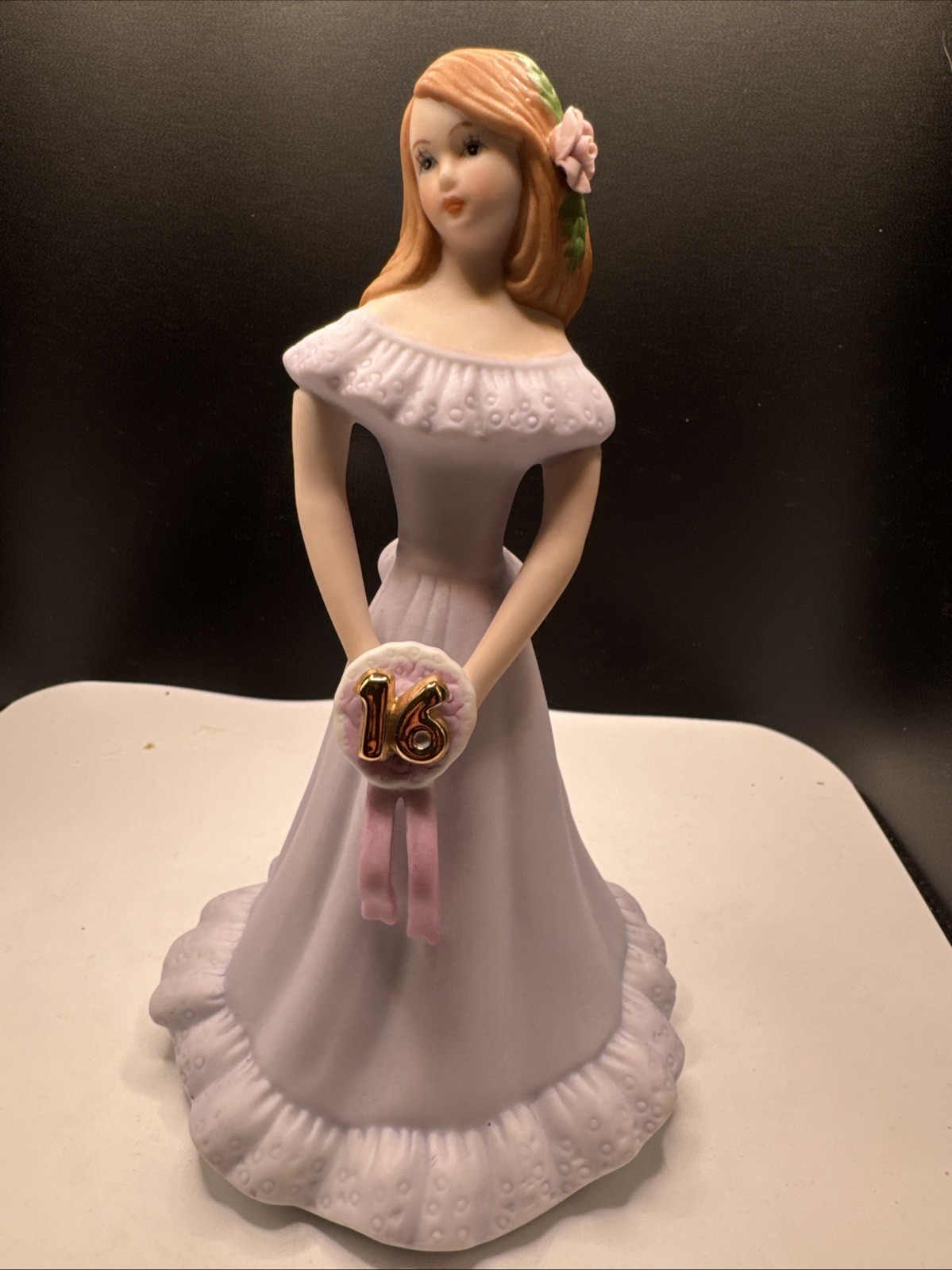 Vintage Enesco Growing Up Birthday Girl Figurine Age 16 Years Vintage Enesco Growing Up Birthday Girl Figurine Age 16 Years