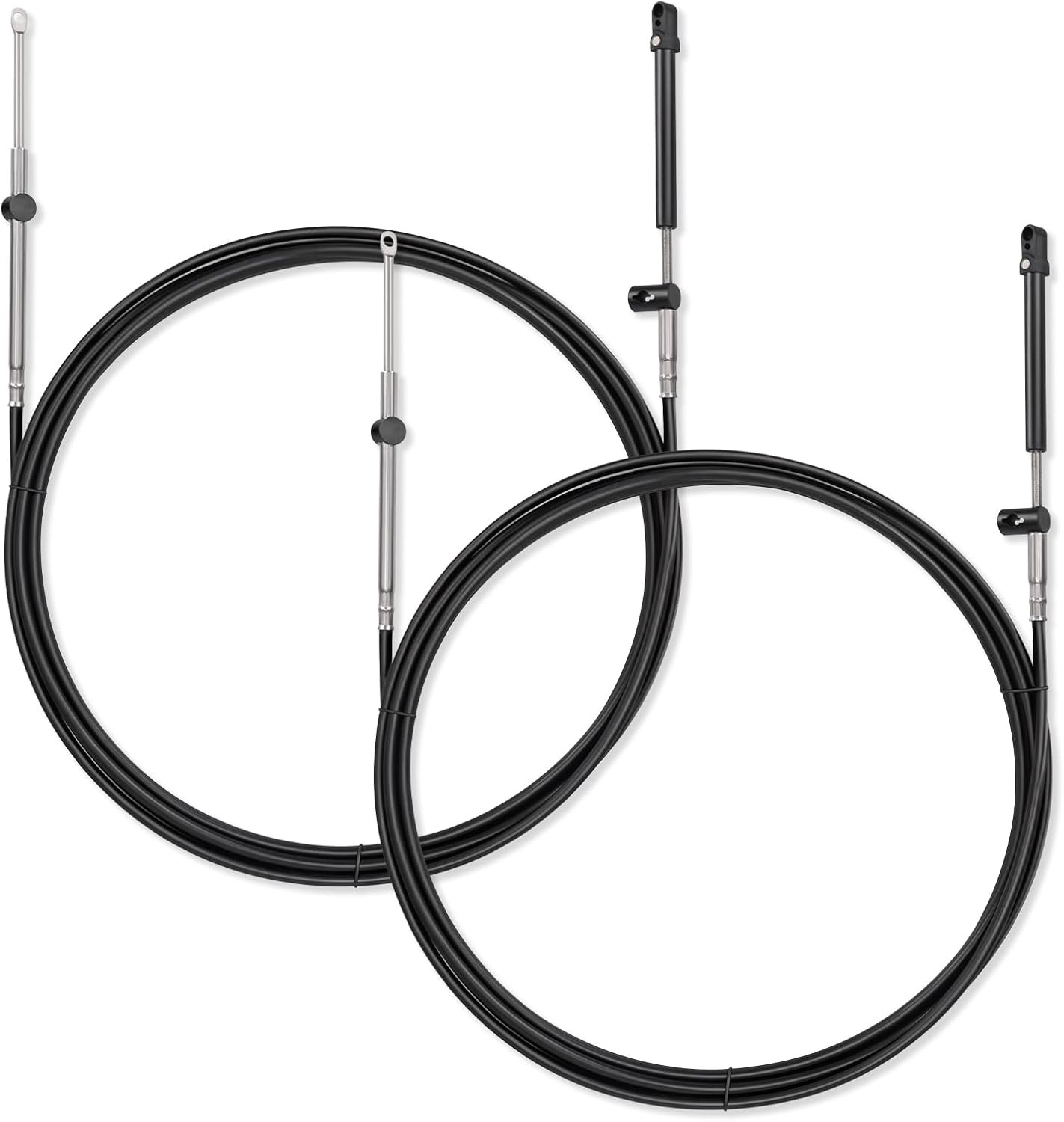 2Pcs Gen1/Gen2 Boat Throttle and Shift Cables for Mercury Outboard Engine 2Pcs Gen1/Gen2 Boat Throttle and Shift Cables for Mercury Outboard Engine