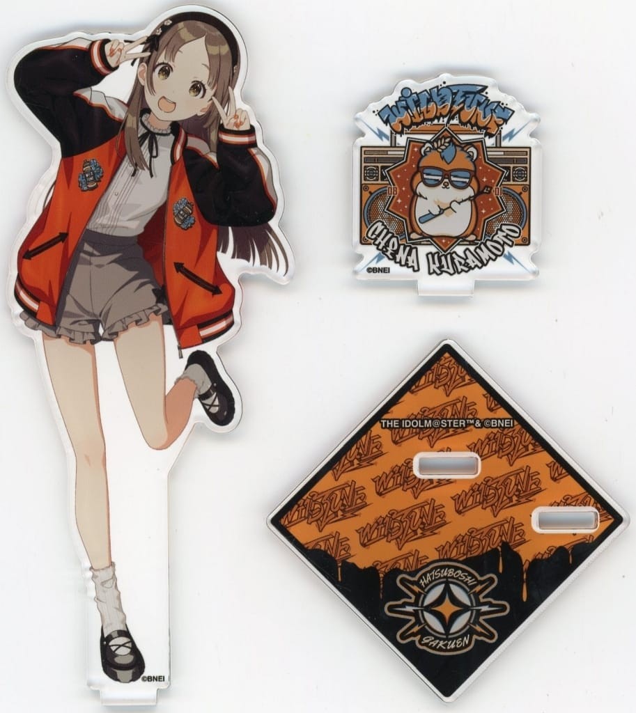 Kuramoto China Acrylic Stand Wild TUNE Gakuen Idolmaster TSUTAYA Japan