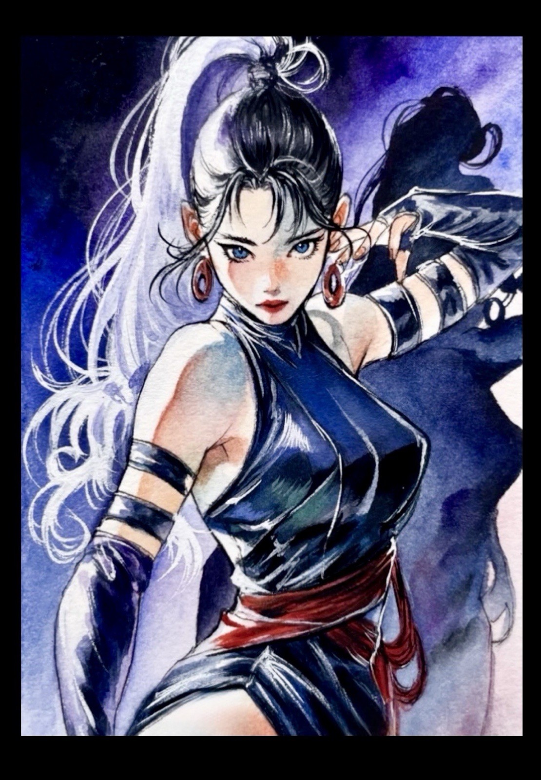 X-Men: Psylocke - Signed 1:1 OoaK Hand-Drawn ACEO Original Art Card from GGC X-Men: Psylocke - Signed 1:1 OoaK Hand-Drawn ACEO Original Art Card from GGC