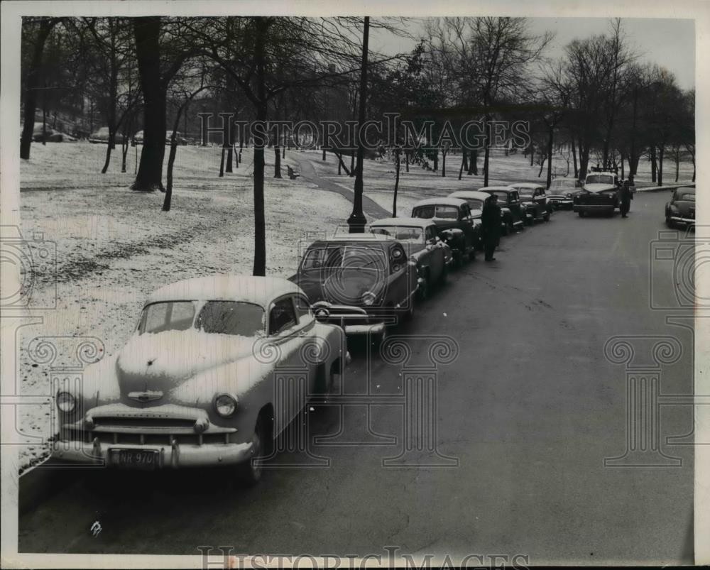 1950 Press Photo Horse Shoe Turn - nee34654 1950 Press Photo Horse Shoe Turn - nee34654