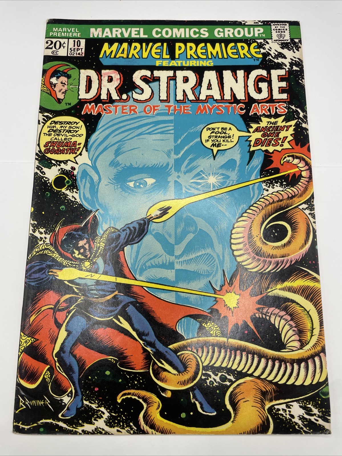 Marvel Premiere #10 (1973) Bronze Age Doctor Strange 1st Shuma Gorath 20 Marvel Premiere #10 (1973) Bronze Age Doctor Strange 1st Shuma Gorath 20