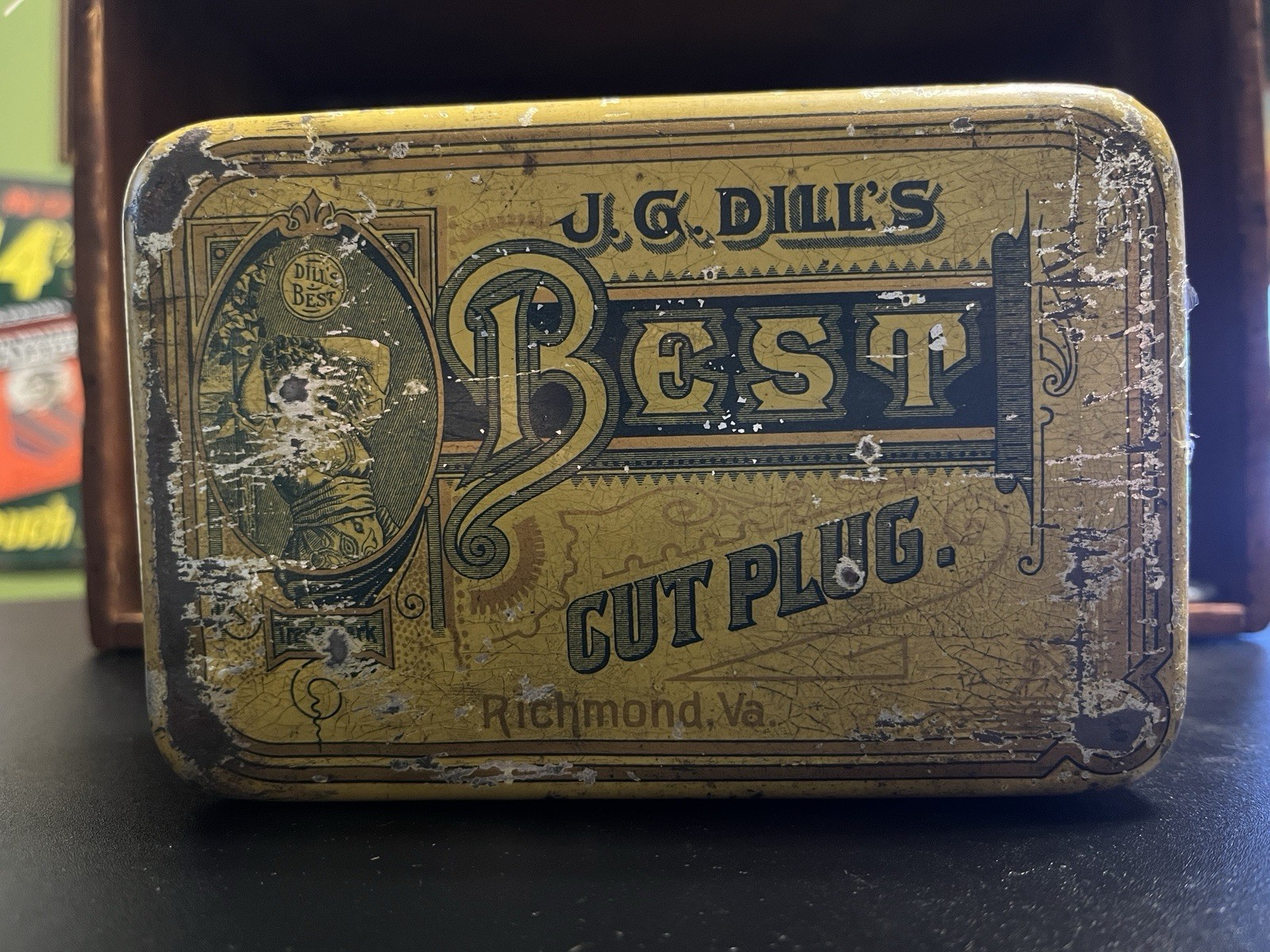 Vintage J.G. Dills Best Tobacco Tin