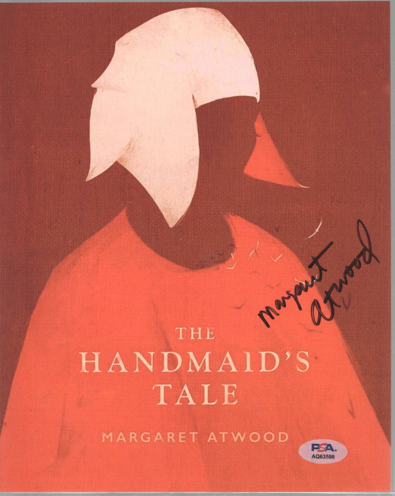 Margaret Atwood The Handmaid\'s Tale Signed 8x10 Photo PSA DNA Authentic COA *98