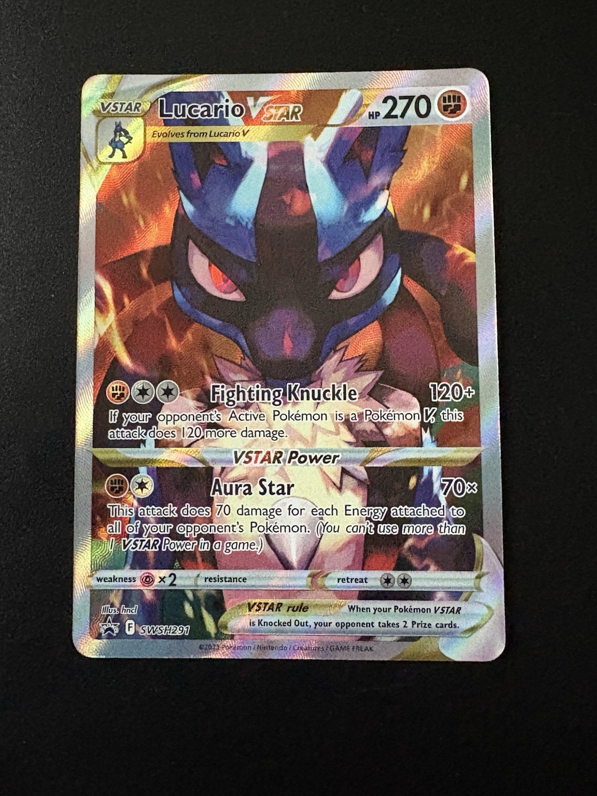 Lucario VSTAR Swsh291 Swsh: Sword & Shield Promo Cards Holo NM