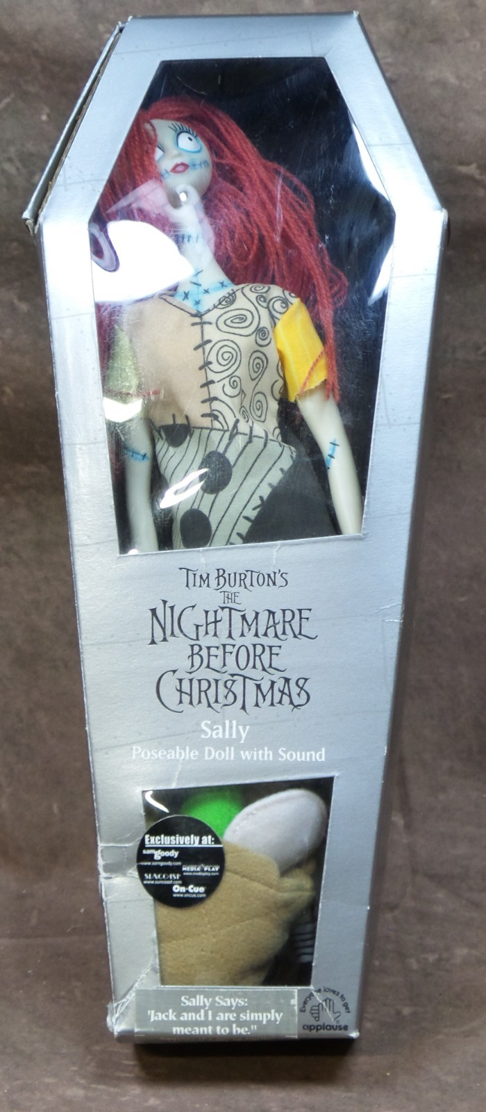 Vintage 90s Tim Burton\'s Nightmare Before Christmas Sally Poseable Doll w/Bottle