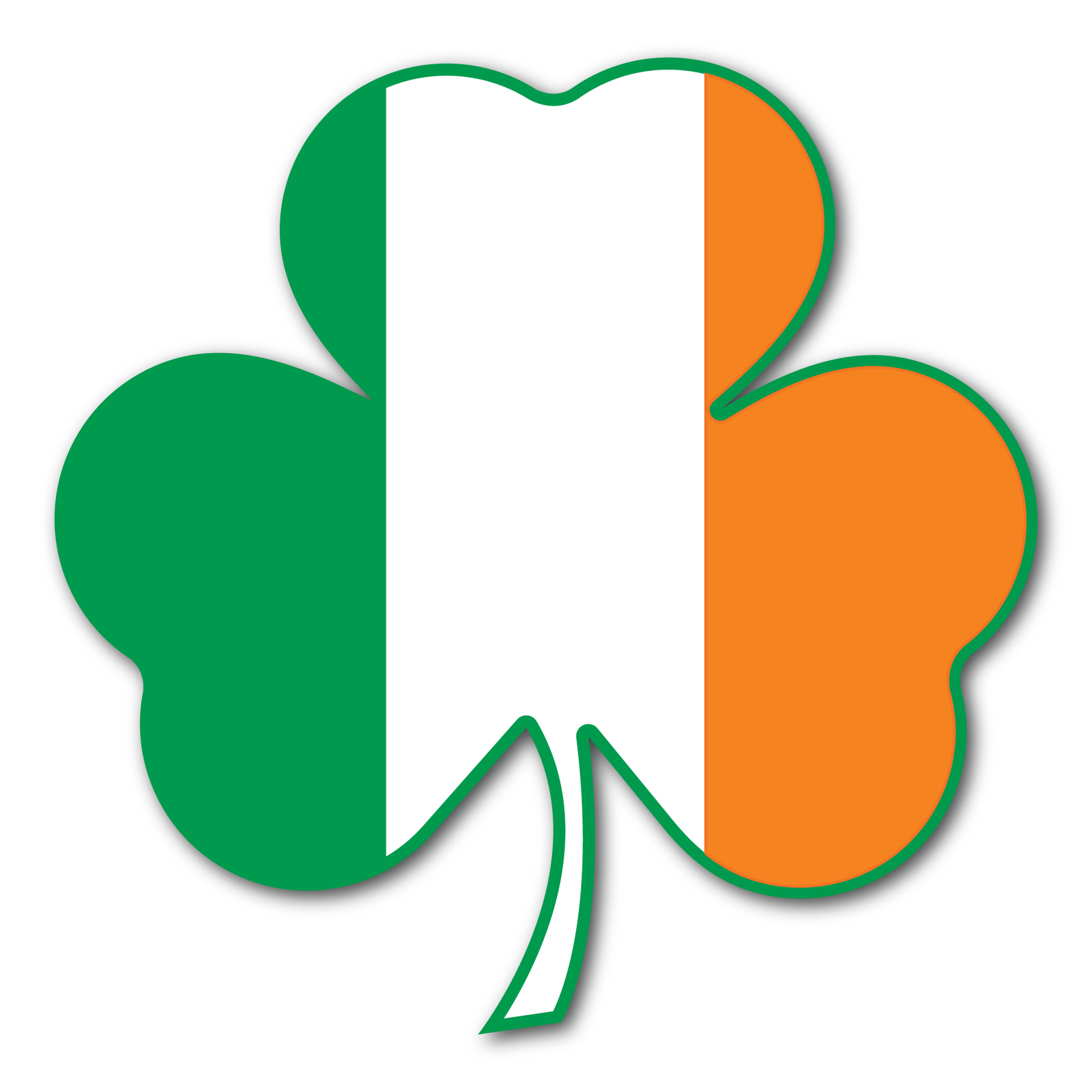 Irish Flag Shamrock Magnet Irish Flag Shamrock Magnet
