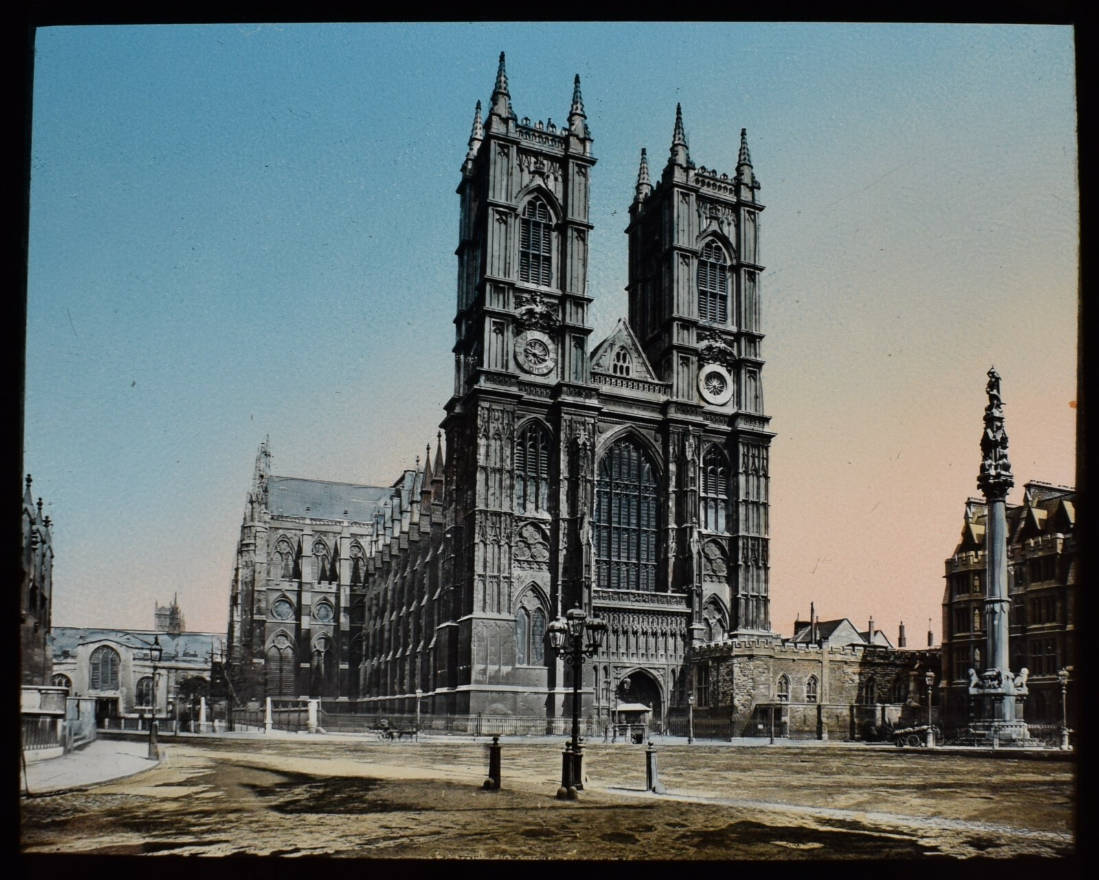 ANTIQUE Magic Lantern Slide WESTMINSTER ABBEY C1890 VICTORIAN PHOTO LONDON ANTIQUE Magic Lantern Slide WESTMINSTER ABBEY C1890 VICTORIAN PHOTO LONDON