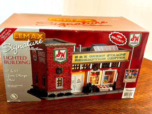 LEMAX S&H Green Stamps Store #75562 2007 Retired Signature Lighted Building Box