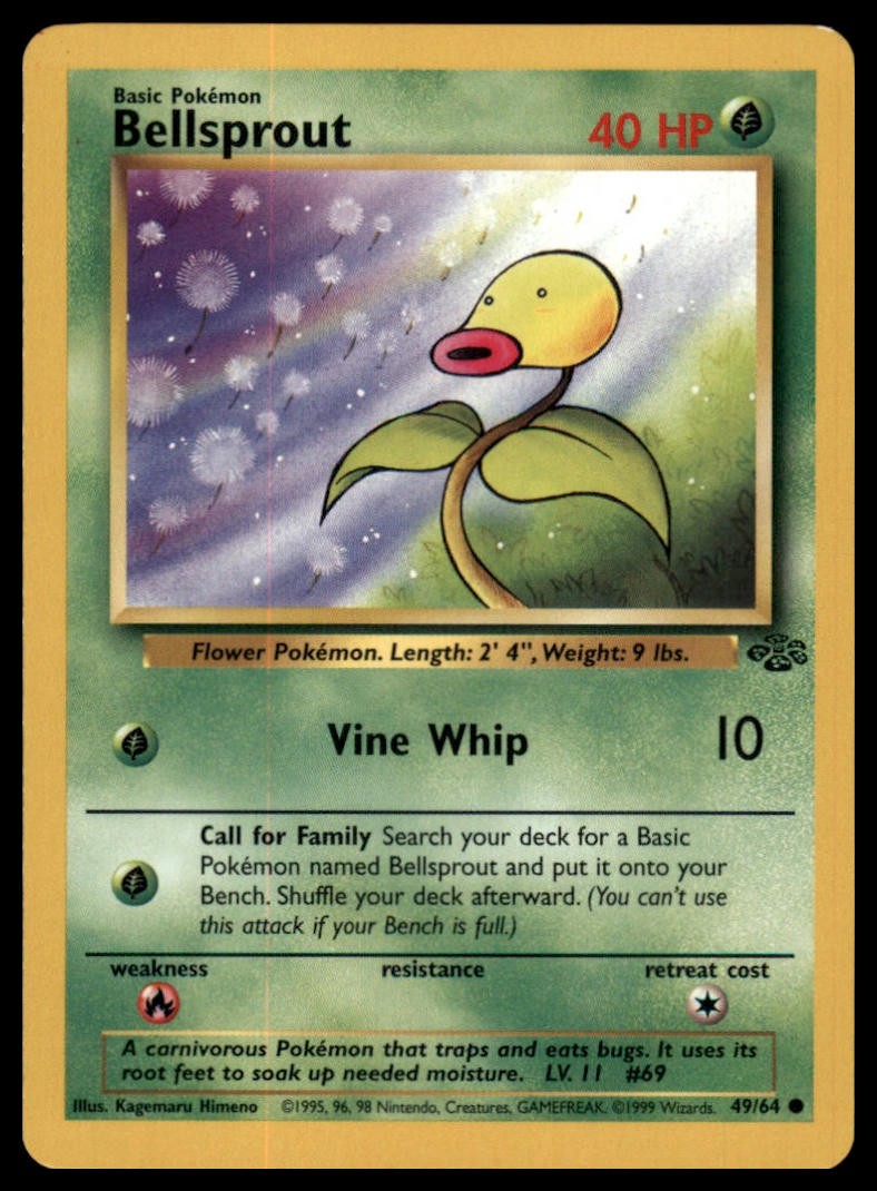 Jungle #49/64 Bellsprout Jungle #49/64 Bellsprout