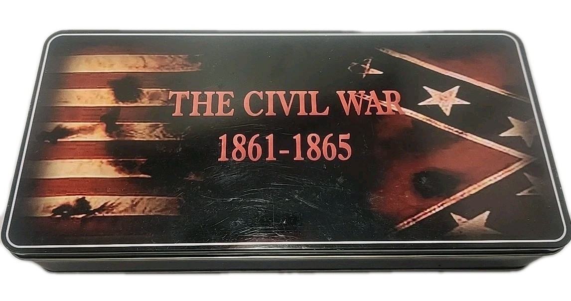 Rare 1861-1865 The Civil War Commemorative 4 Pc Knife Set And Keychain Vintage 