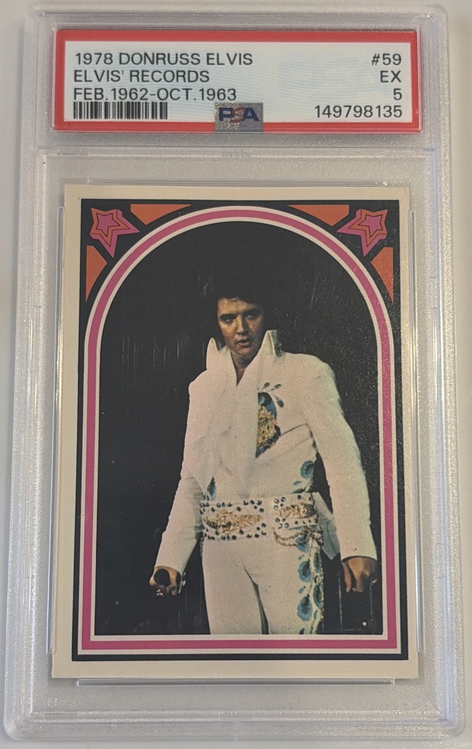 1978 Donruss Elvis Presley Elvis’ Records #59 (EX 5) 1978 Donruss Elvis Presley Elvis’ Records #59 (EX 5)