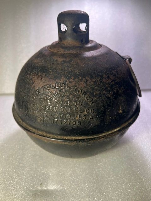 Vintage TOLEDO Torch Smudge Pot Railway/Road/Construction Flare  #C102