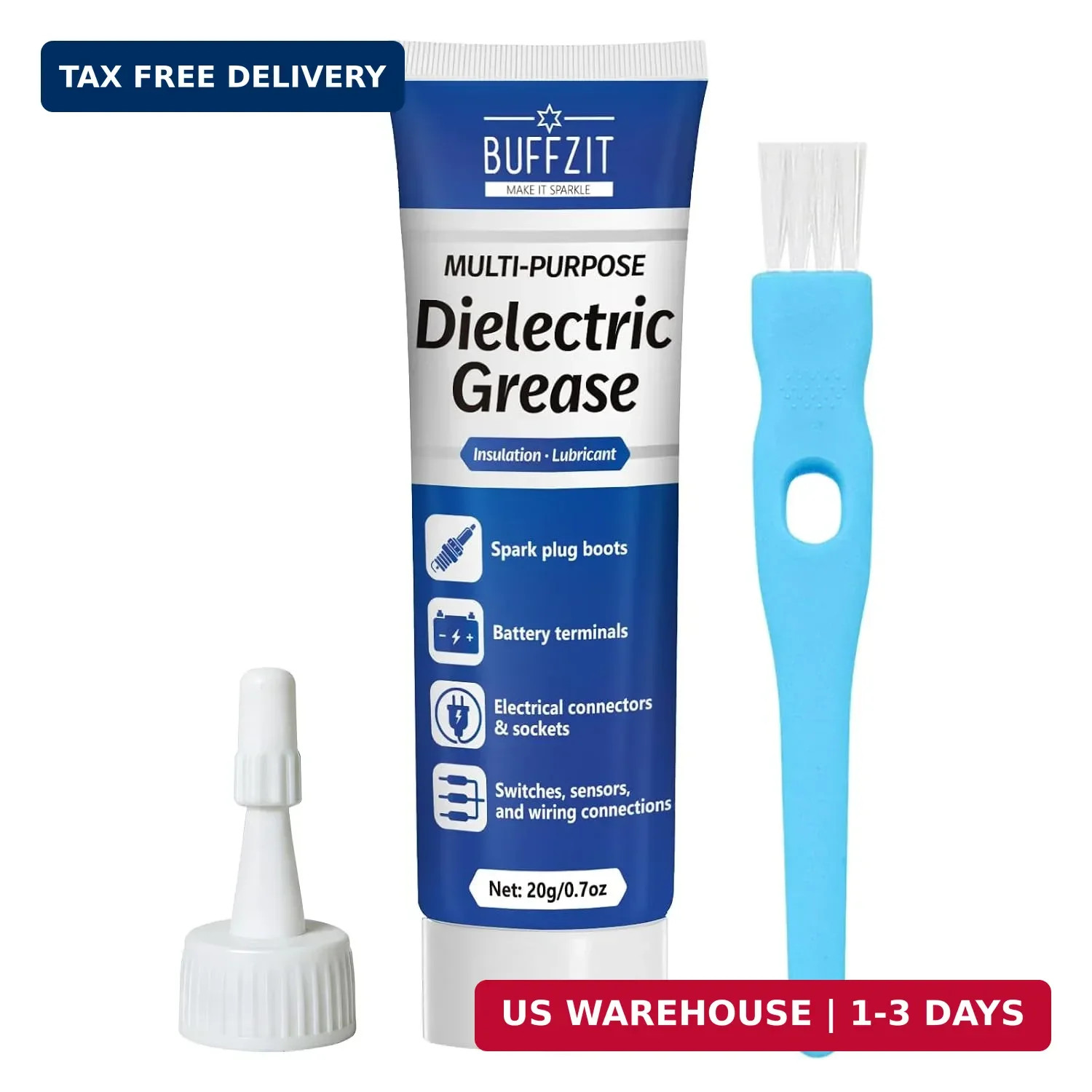 Dielectric Grease for Automotive Electrical Connectors with Brush - Waterproof