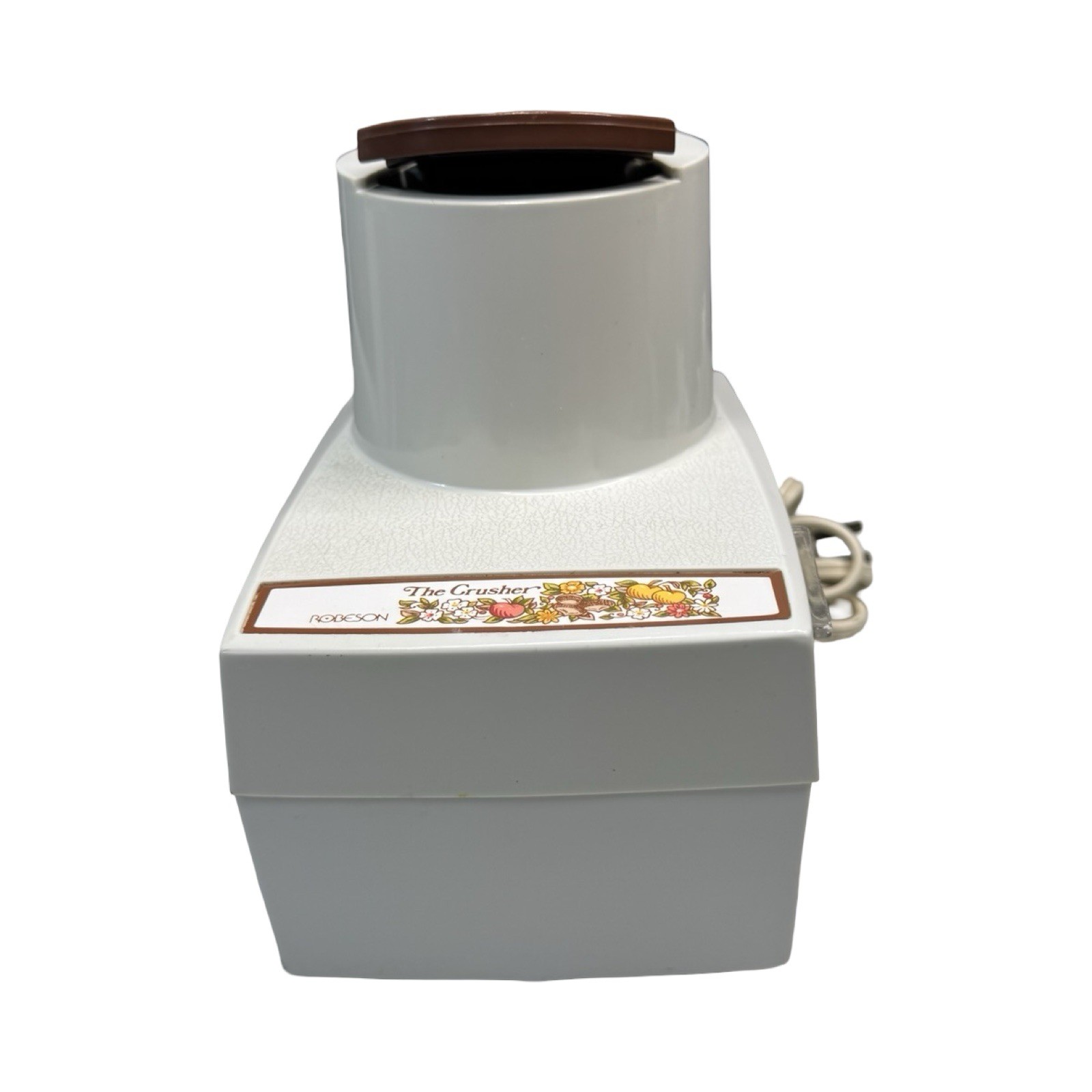 Vintage Robeson The Crusher Electric Ice Crusher Floral Retro Kitchen Appliance Vintage Robeson The Crusher Electric Ice Crusher Floral Retro Kitchen Appliance