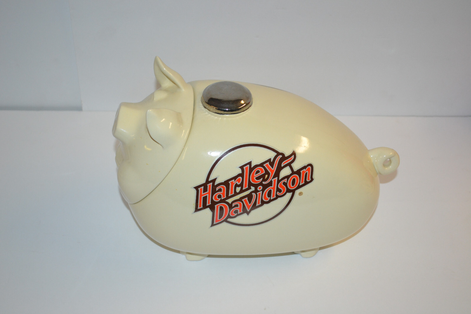 VTG RARE Harley Davidson HOG 1984 McCoy Hog Cookie Jar Harley Hog VTG RARE Harley Davidson HOG 1984 McCoy Hog Cookie Jar Harley Hog
