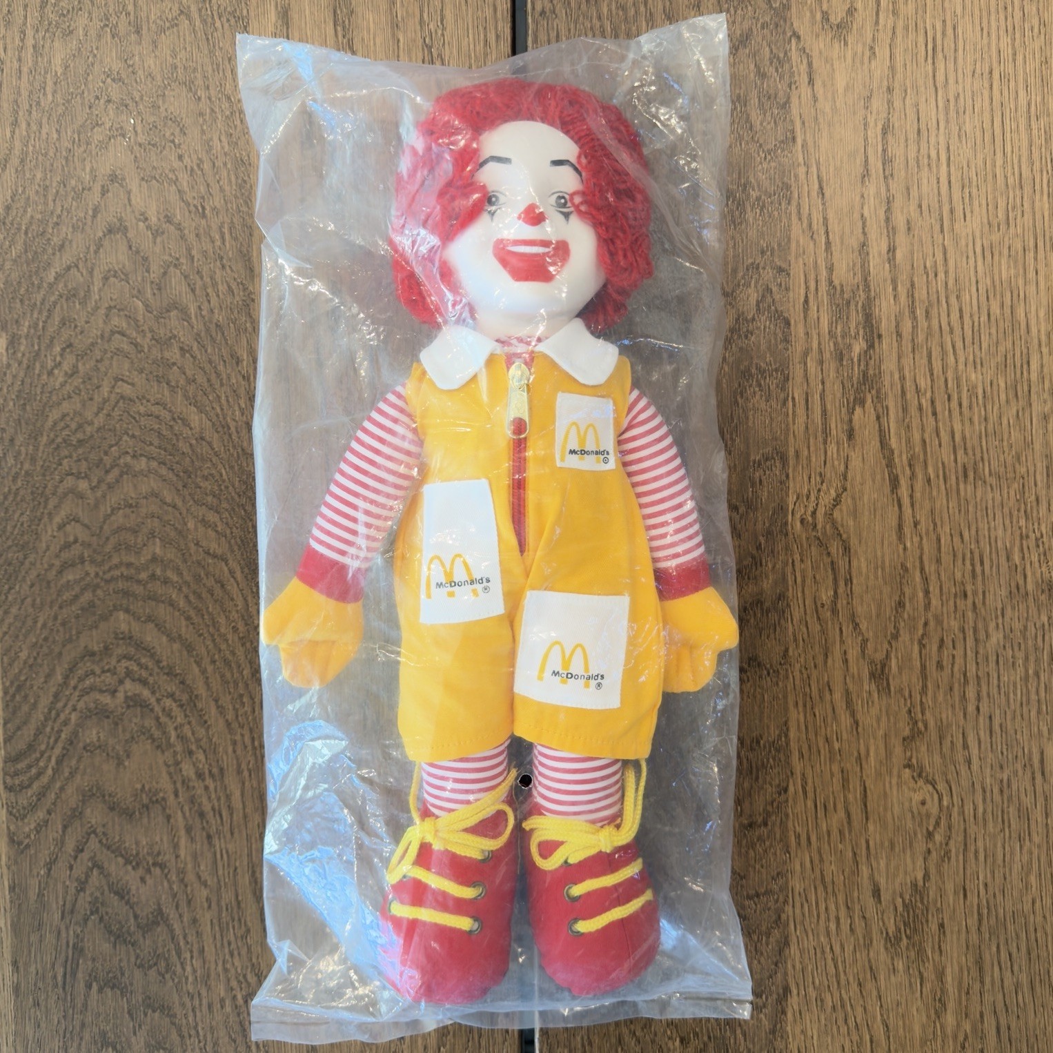 Vtg 1984 Ronald McDonald Plush Doll Los Angeles Olympic Games Advertising Sealed
