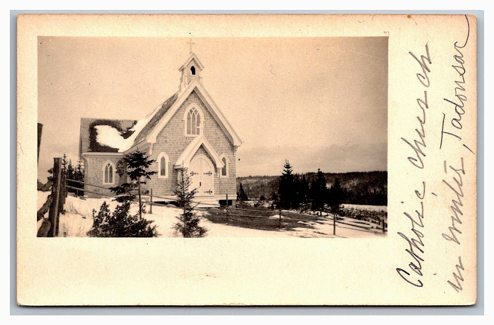 RPPC TADOUSSAC Quebec QC Canada Catholic Church