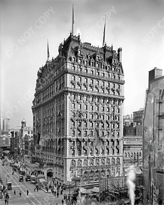 1909 Knickerbocker Hotel New York City Manhattan Landmark Photo 8x10