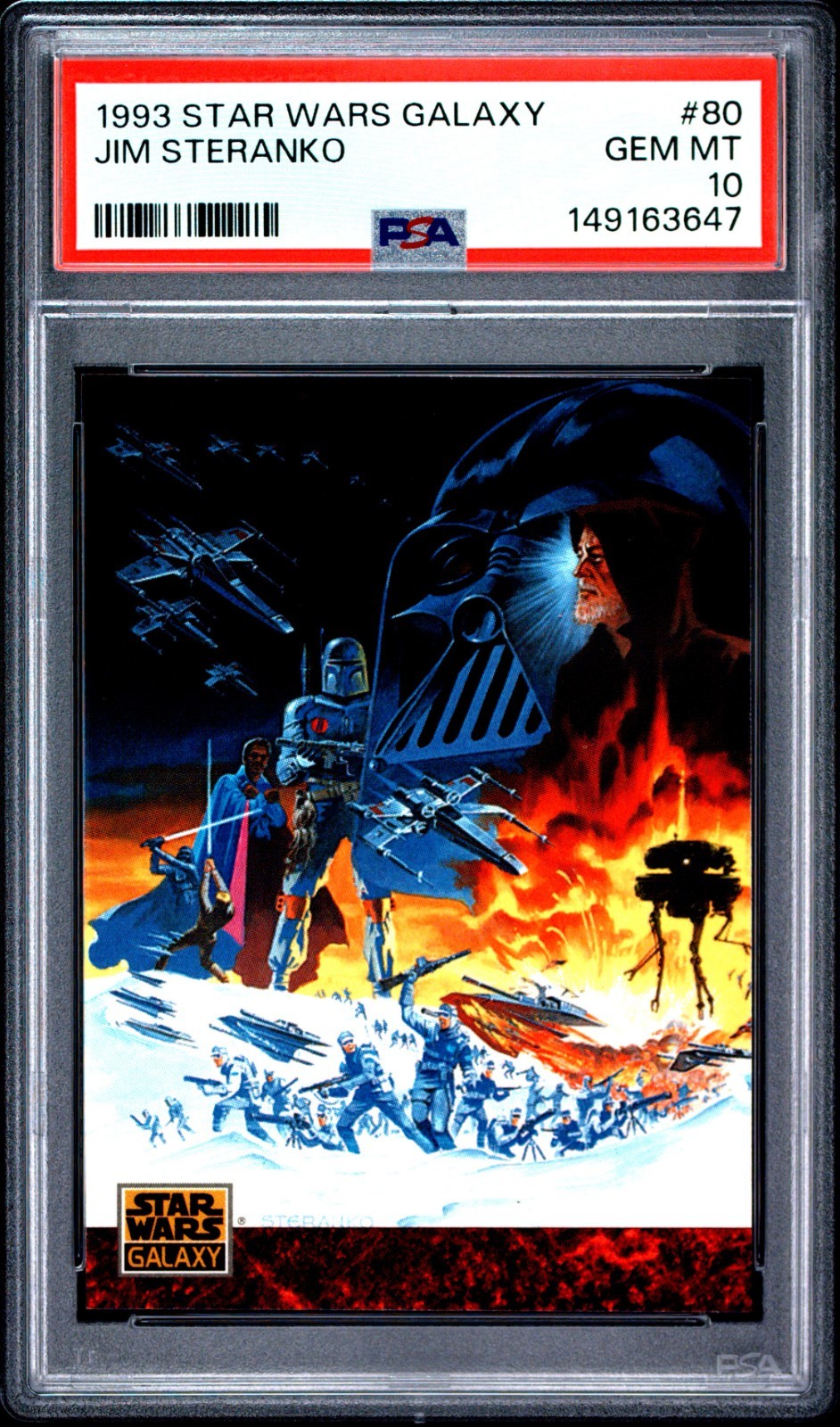 1993 Star Wars Galaxy #80 JIM STERANKO PSA 10 POP 5 1993 Star Wars Galaxy #80 JIM STERANKO PSA 10 POP 5