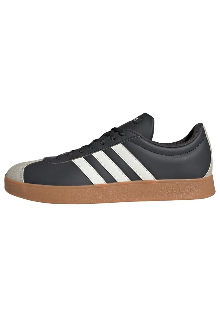 Adidas Vl Court Base Unisex Adult Sneakers Nlf52 Carbon/Core White/Wonder Alumi_