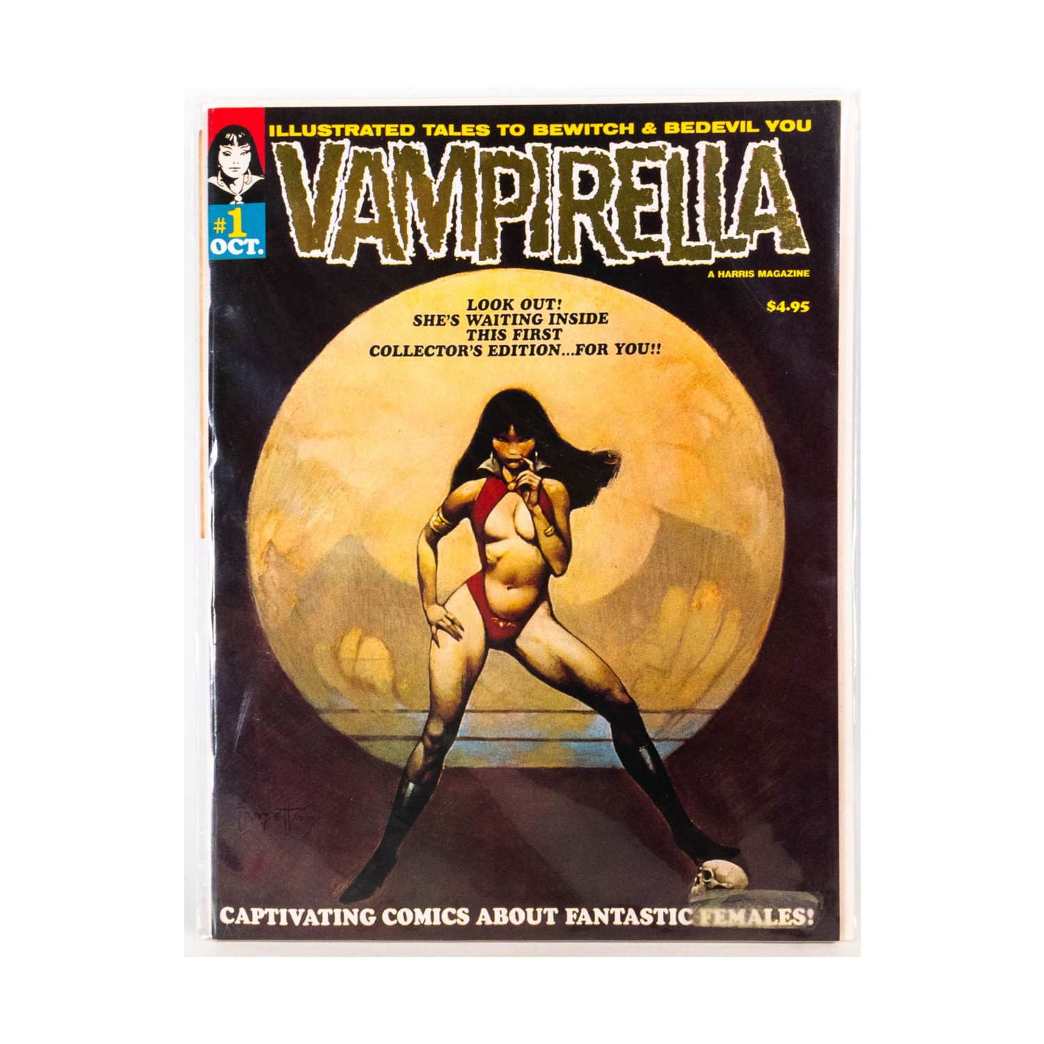 Harris Pub Vampirella C Vampirella 1st Series #1 (Commemorative Gold Repri EX Harris Pub Vampirella C Vampirella 1st Series #1 (Commemorative Gold Repri EX