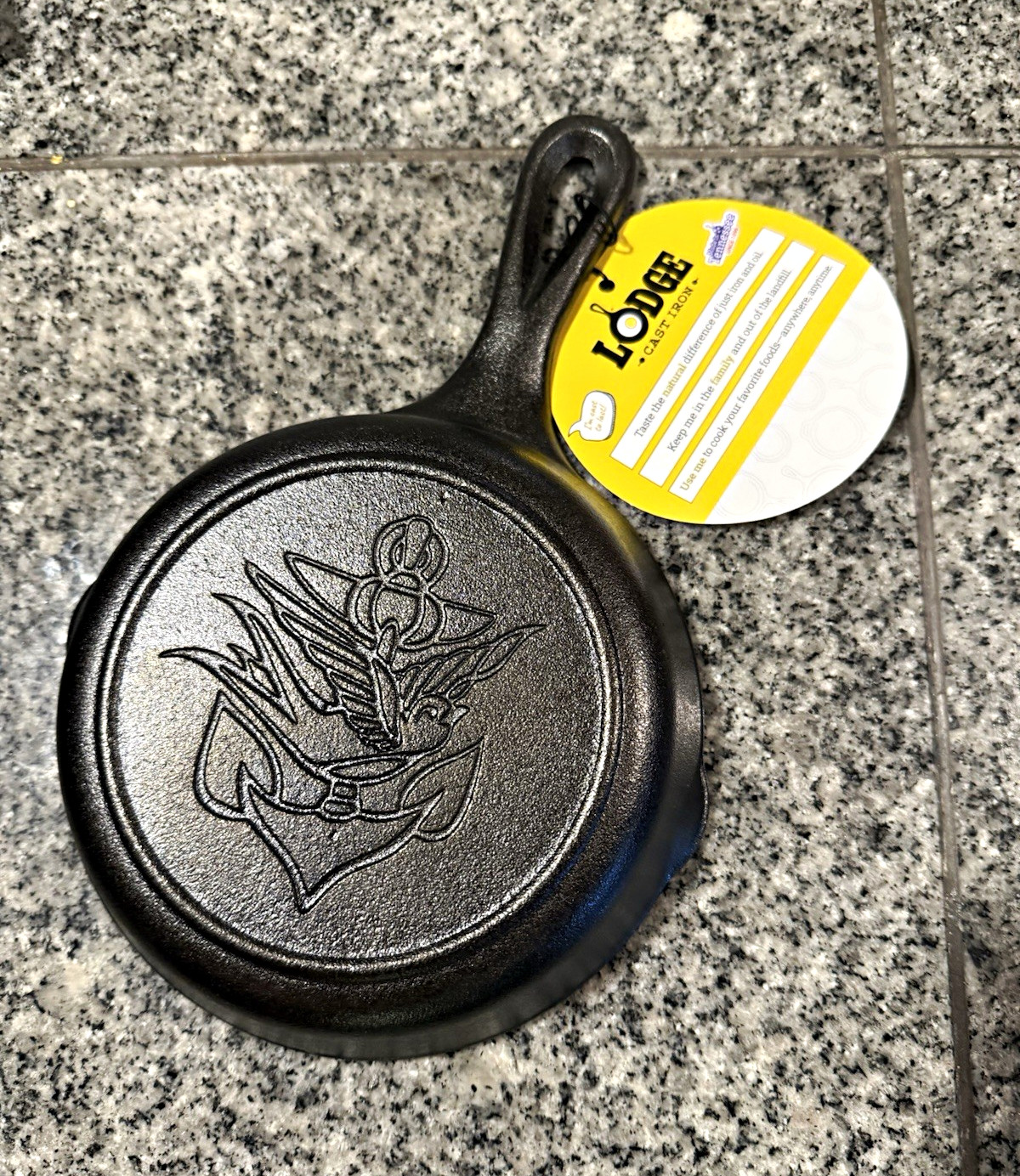 Jason Isbell & The 400 Unit Cast Iron Skillet Anchor Embossed Design w/ Tag