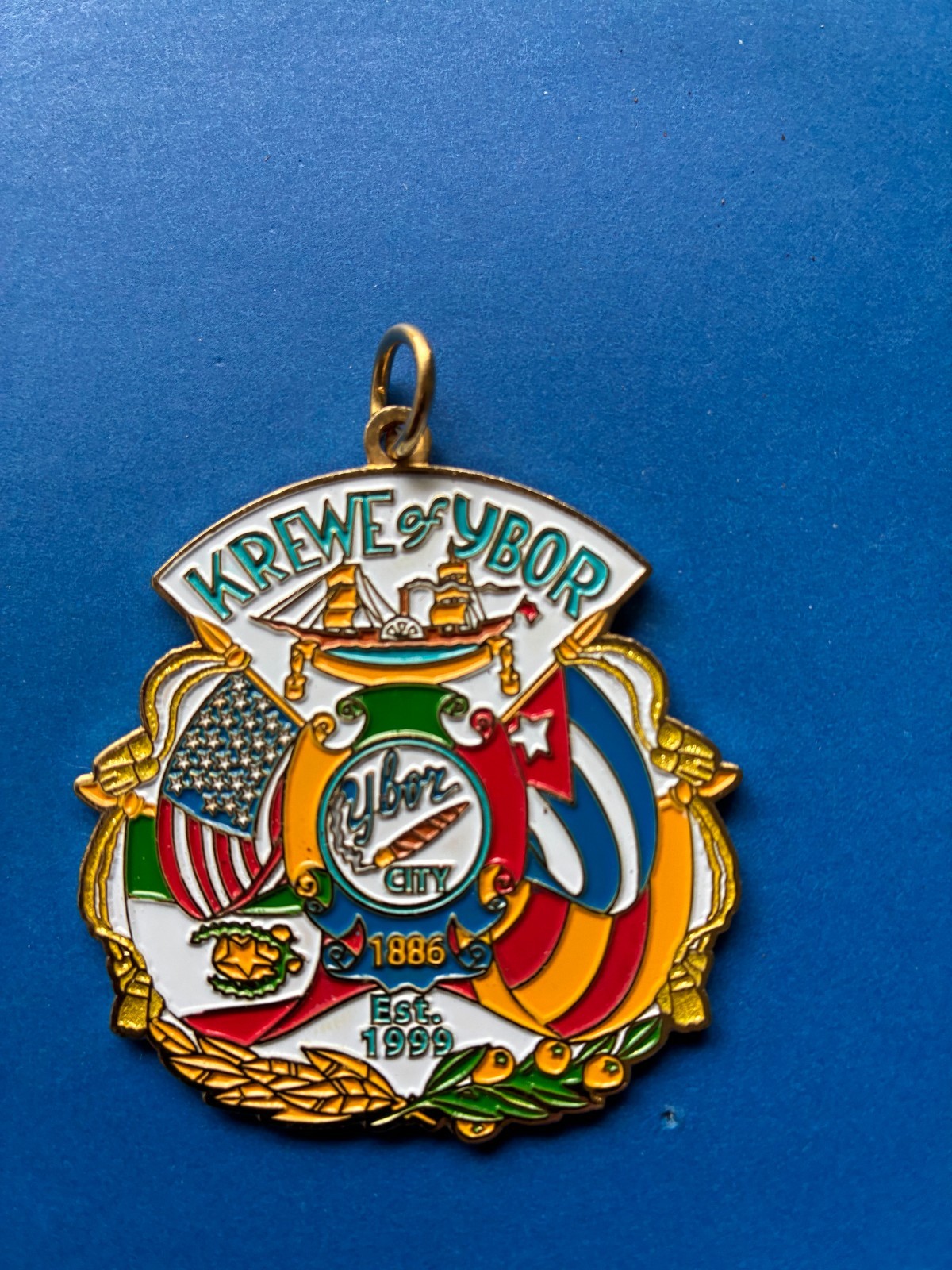 A Pennant of KREWE of YBOR CITY A Pennant of KREWE of YBOR CITY