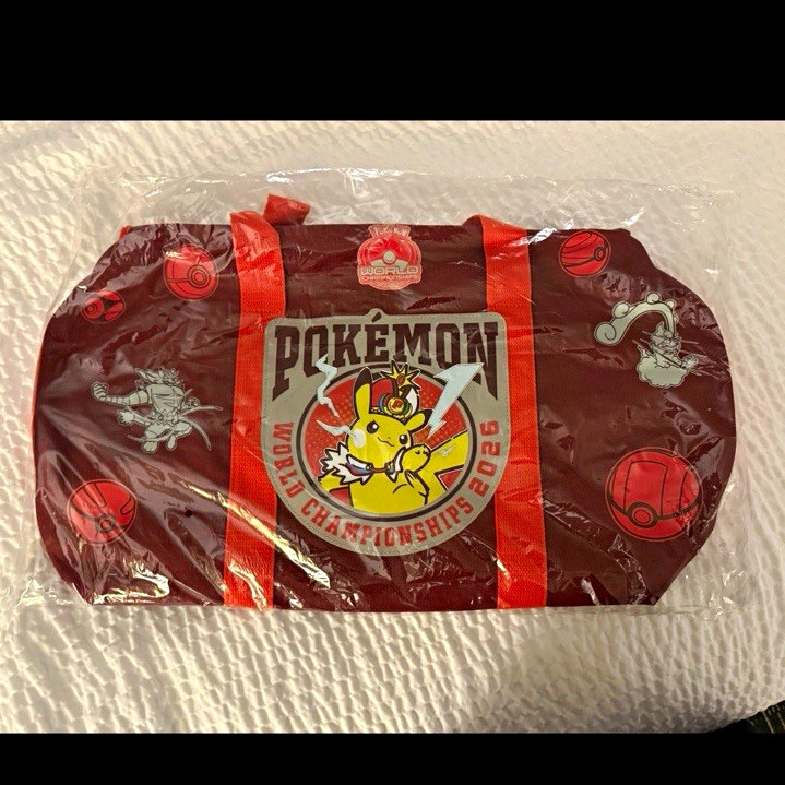 Pokémon World Championships 2026 Pikachu Red Duffle Bag Anime & Manga Theme