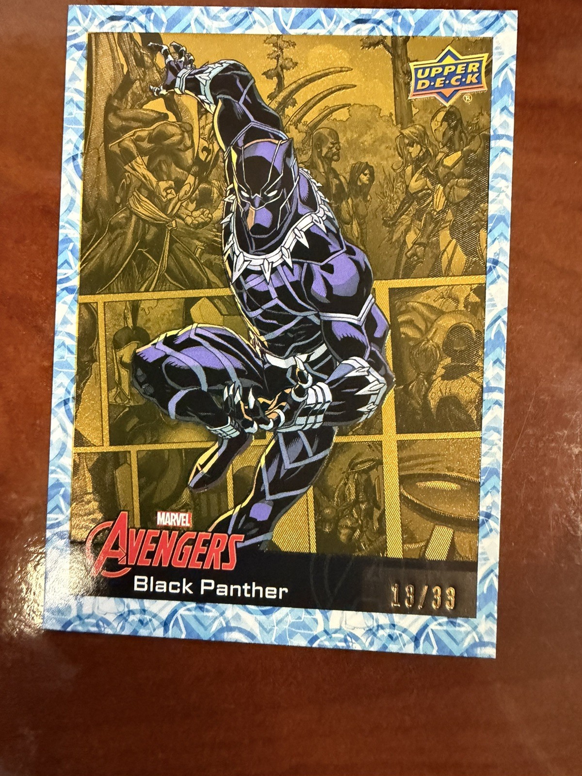 2024 Upper Deck Marvel Avengers Black Panther Parallel Limited #15 13/33 2024 Upper Deck Marvel Avengers Black Panther Parallel Limited #15 13/33