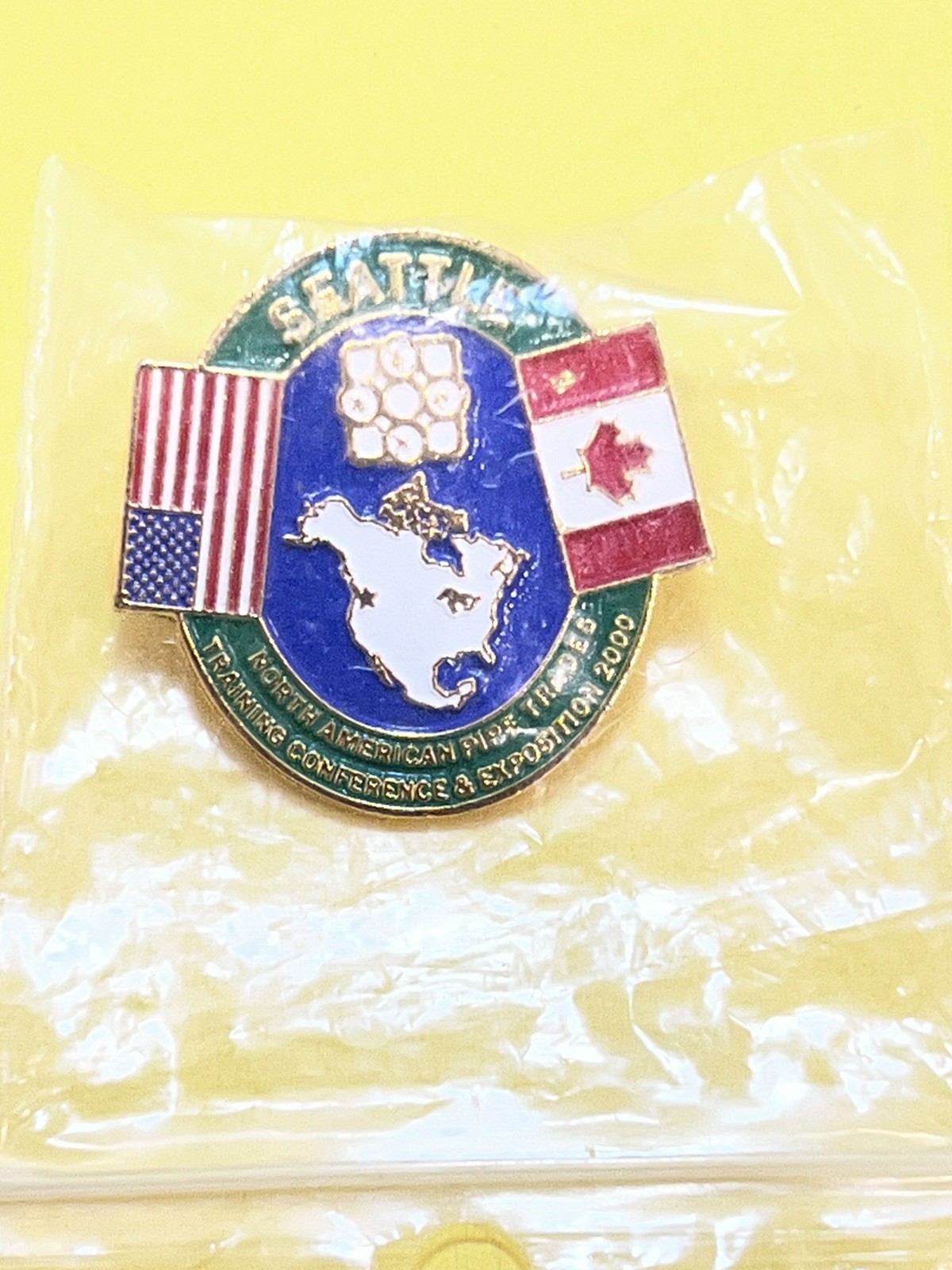 Ua Local Union, North American Training, Conference 2000 Seattle Canada🇨🇦 Pin