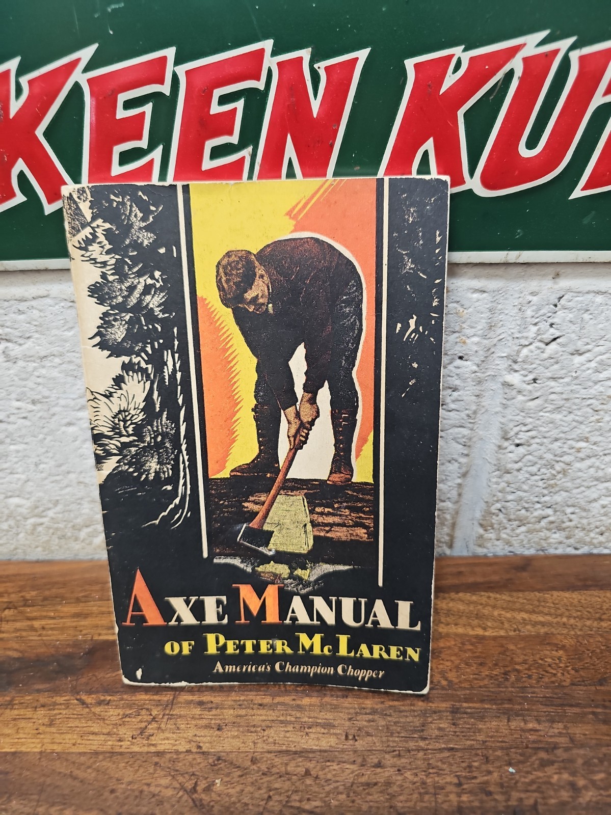 A176- Original Antique PLUMB 1929 Vintage Axe Manual PETER McLAREN 84 pages