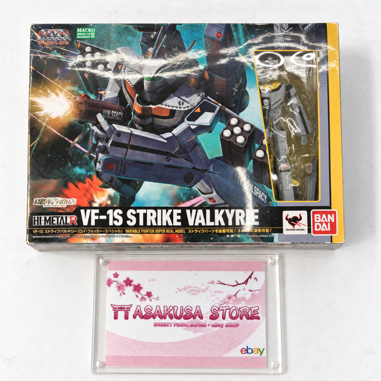 BANDAI HI-METAL R VF-1S Strike Valkyrie Roy Focker Special Macross BANDAI HI-METAL R VF-1S Strike Valkyrie Roy Focker Special Macross