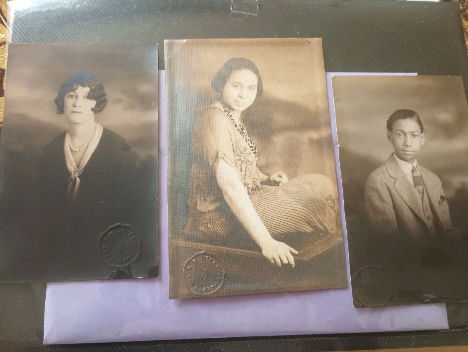 3 Rare R.D. Jones Photos Historic Black Chicago Master Studio Photographer c1930